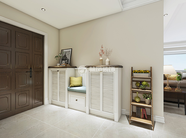 現(xiàn)代風格玄關鞋柜裝修效果圖