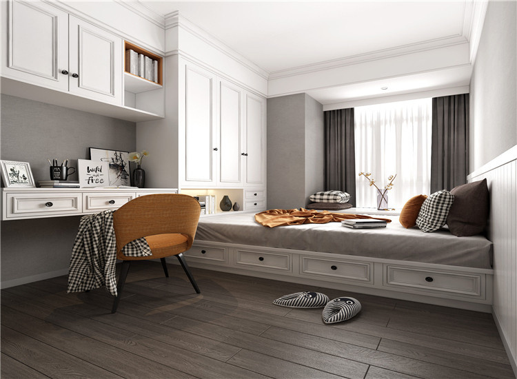 郡源九頌大院127㎡北臥榻榻米設(shè)計(jì)裝修效果圖