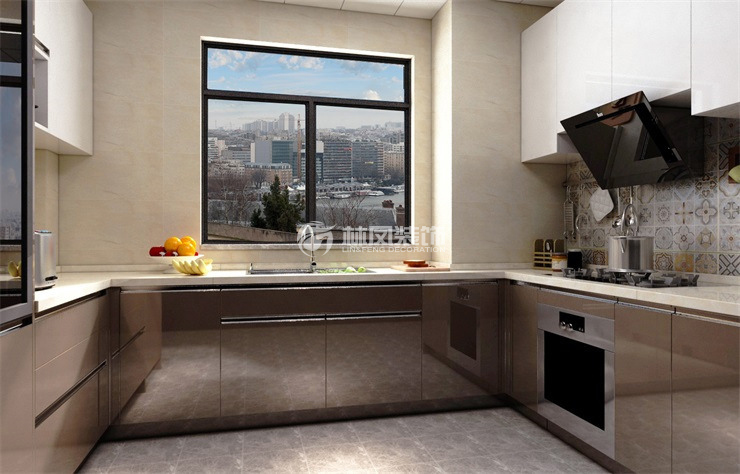 華潤(rùn)置地昆侖御150㎡廚房裝修效果圖