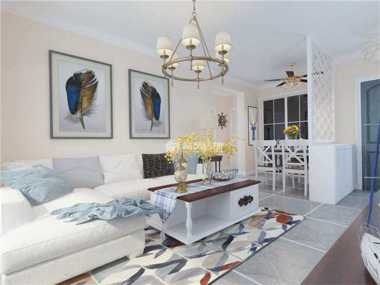 美式風格美縫劑搭配裝修效果圖