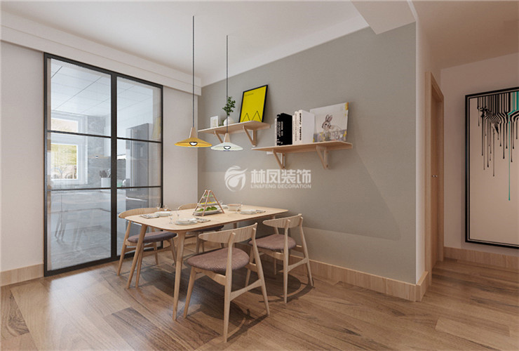 雅居樂花園146㎡餐廳設(shè)計(jì)裝修效果圖