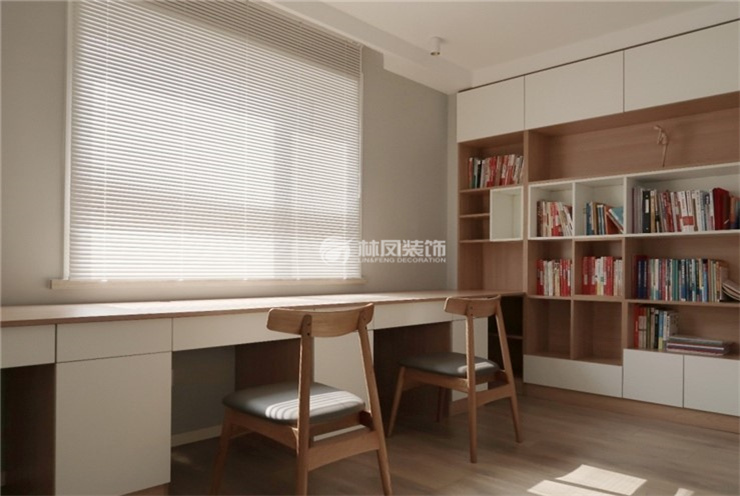 雅居樂花園146㎡書房設(shè)計(jì)裝修效果圖