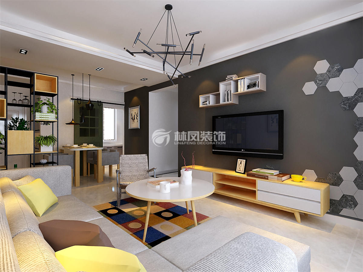 現(xiàn)代風格客廳裝修效果圖