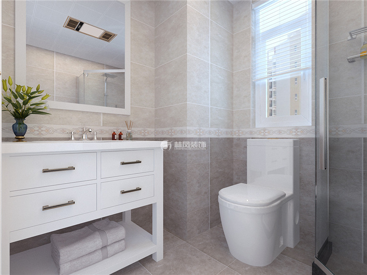 現(xiàn)代風格衛(wèi)生間裝修效果圖