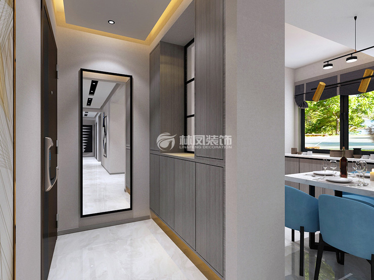 現(xiàn)代風(fēng)格玄關(guān)室內(nèi)窗設(shè)計(jì)裝修效果圖