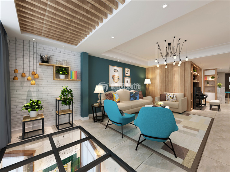 北歐風(fēng)格陽臺(tái)設(shè)計(jì)裝修效果圖