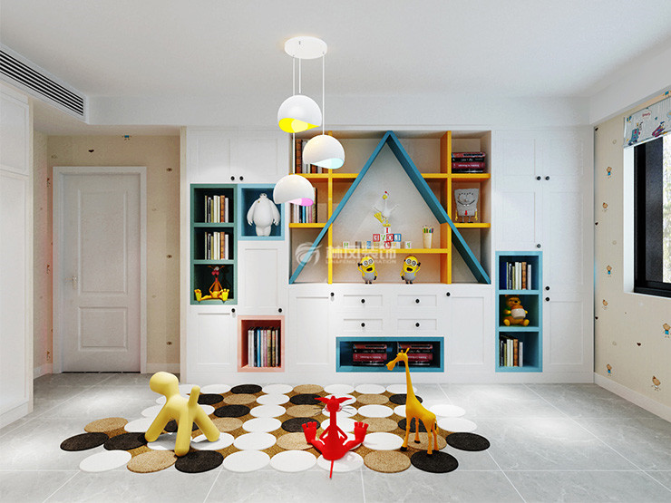 兒童房書柜設(shè)計(jì)裝修效果圖