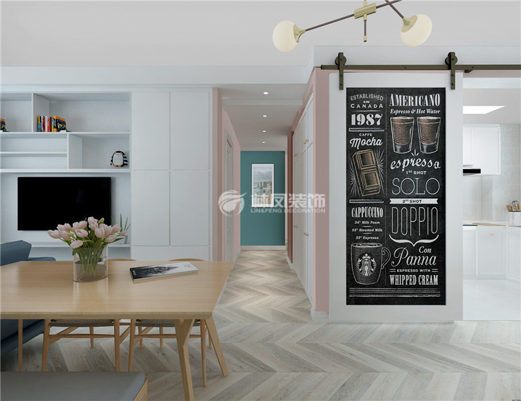 現(xiàn)代風(fēng)格谷倉(cāng)門設(shè)計(jì)裝修效果圖