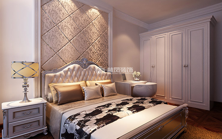 臥室背景墻軟包設(shè)計裝修效果圖