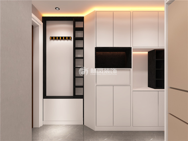 現(xiàn)代風格玄關(guān)無把手設計裝修效果圖