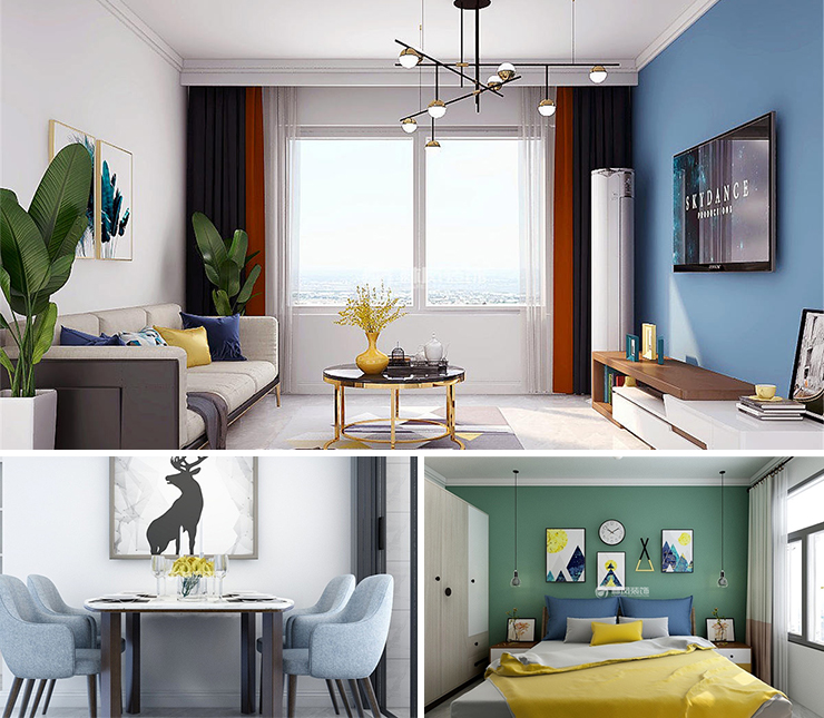 城建萬科翡翠書院142平現(xiàn)代簡約風(fēng)格裝修效果圖