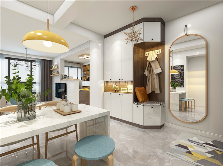 北歐風格餐廳裝修效果圖