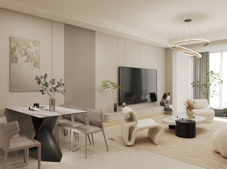 萬錦紅樹灣-210㎡-奶油風-餐廳.jpg 萬錦紅樹灣-210㎡-奶油風-餐廳.jpg