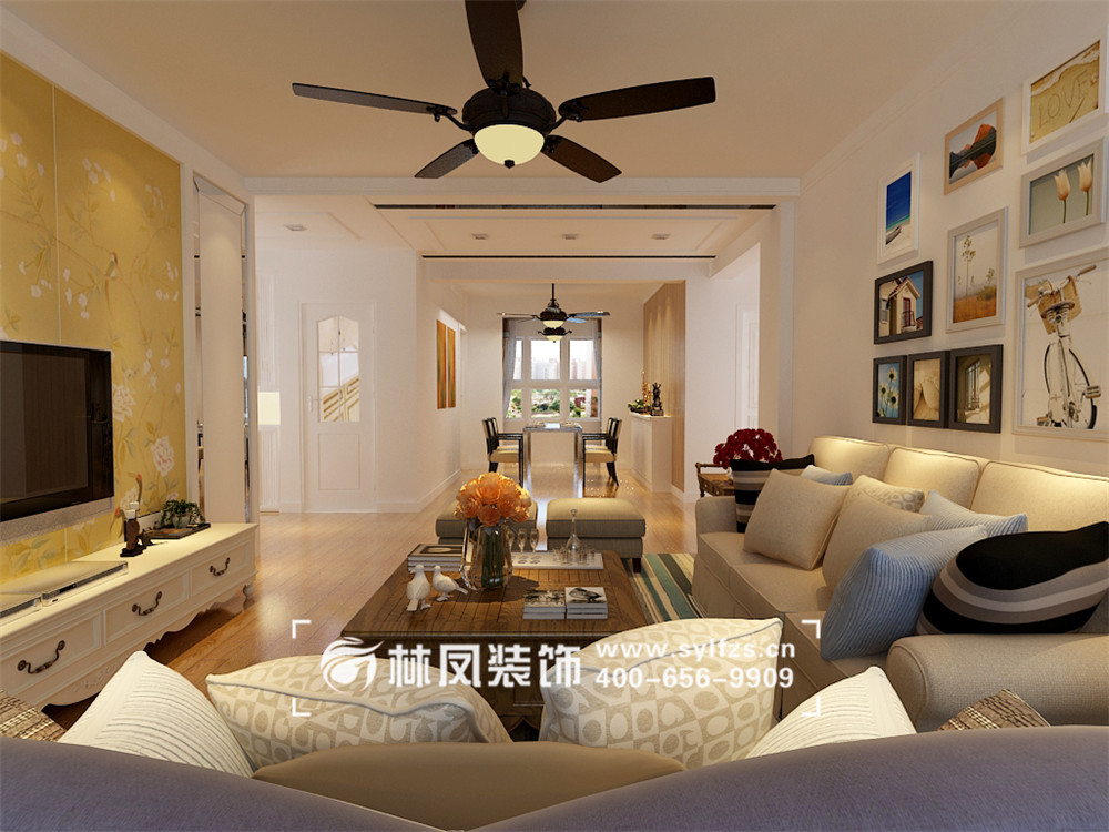 呂娜-保利溪湖淋語(yǔ)129平-美式-客廳 (4).jpg