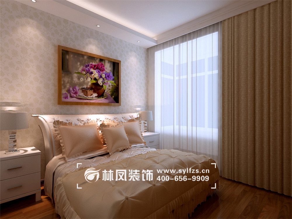 呂娜-保利溪湖淋語(yǔ)129平-美式-主臥室.jpg