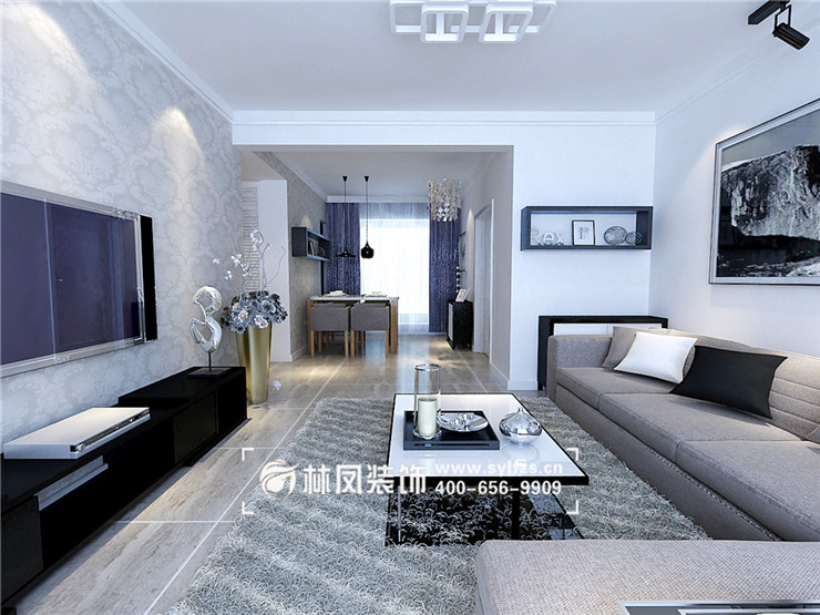 孟祥鵬-中旅國際小鎮(zhèn)-92平米-現(xiàn)代風格-客廳二.jpg