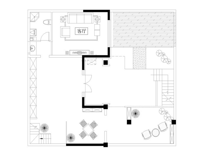 羅佳-遠洋和平府現(xiàn)代中式 220㎡-地下室戶型圖.jpg
