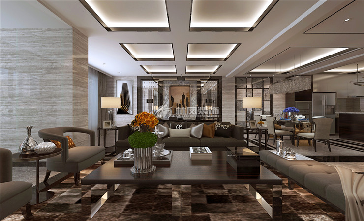 華貿(mào)央府-320平米-混塔風(fēng)格-客廳2.jpg