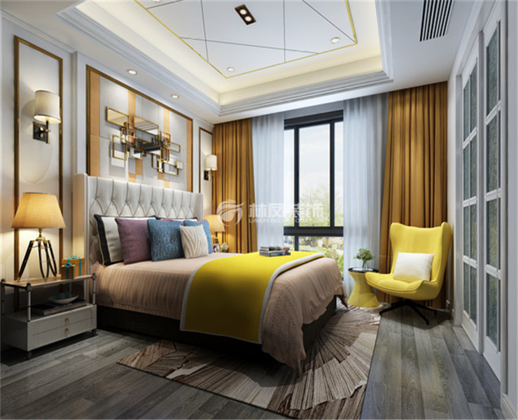 華潤(rùn)置地長(zhǎng)安里-150平- 北歐風(fēng)格-臥室.jpg