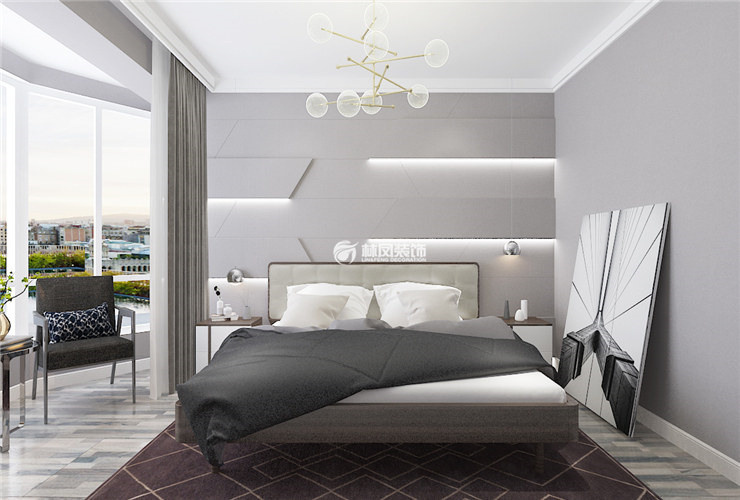 金地錦城-113平-現(xiàn)代風(fēng)格-主臥.jpg