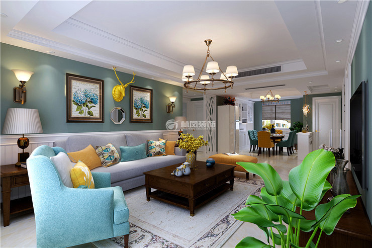 世貿(mào)現(xiàn)代城-128平-簡美風格-  客廳2.jpg