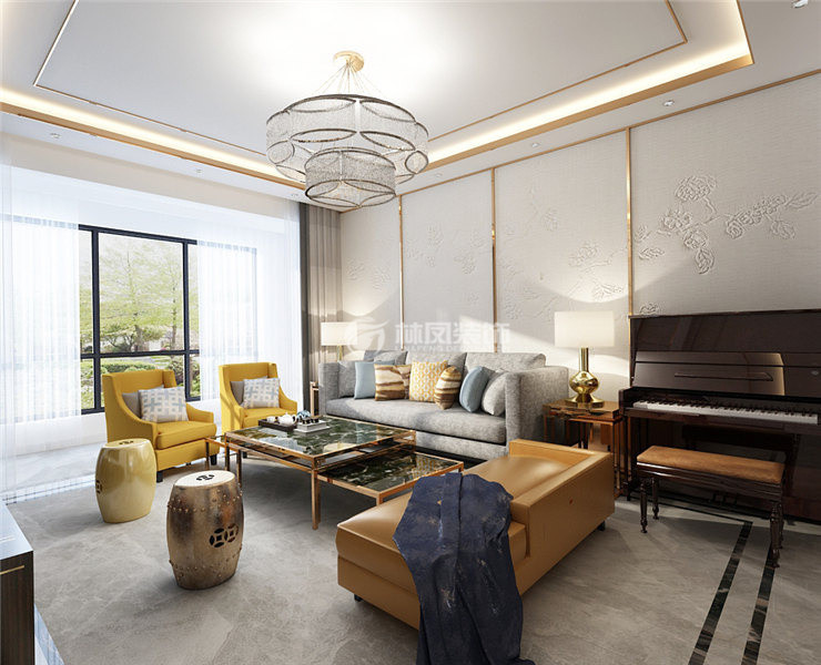 綠城全運村-127平-輕奢風(fēng)格-客廳 (2).jpg