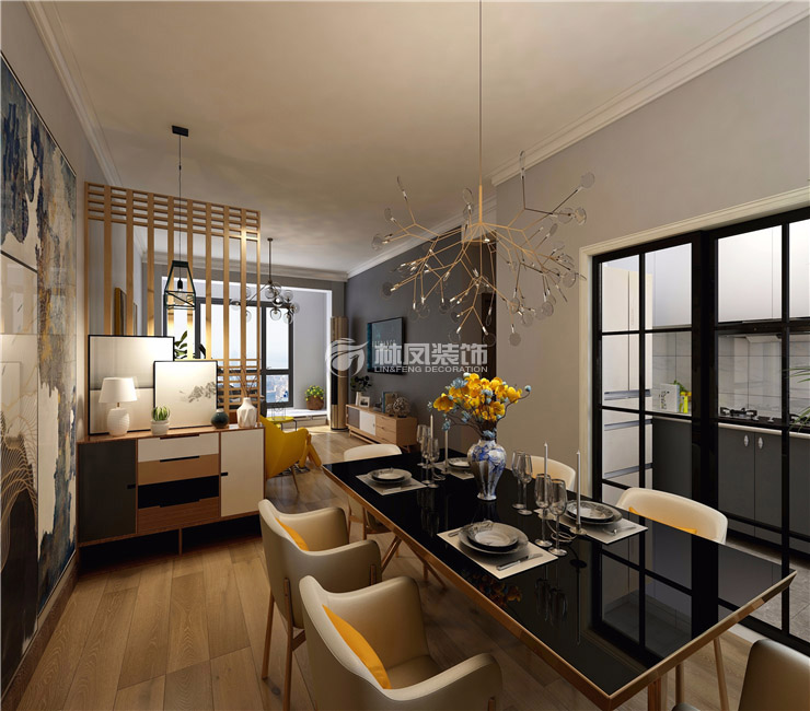 中?？党?125平-北歐風(fēng)格-客餐廳.jpg