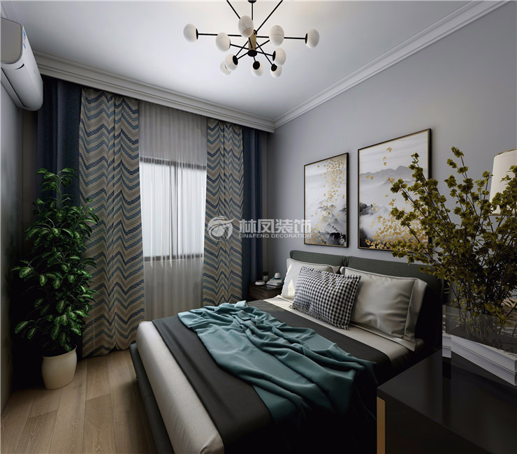 中?？党?125平-北歐風(fēng)格-主臥1.jpg
