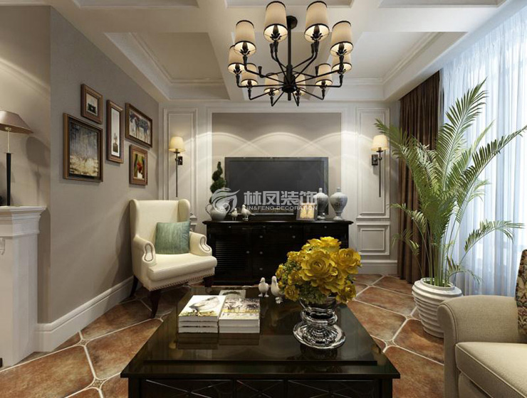 遠洋和平府-300平-美式風(fēng)格-客廳.jpg