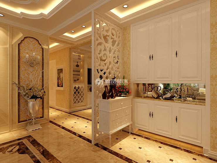 金地國際花園 -170平米-簡(jiǎn)約歐式風(fēng)格-玄關(guān).jpg