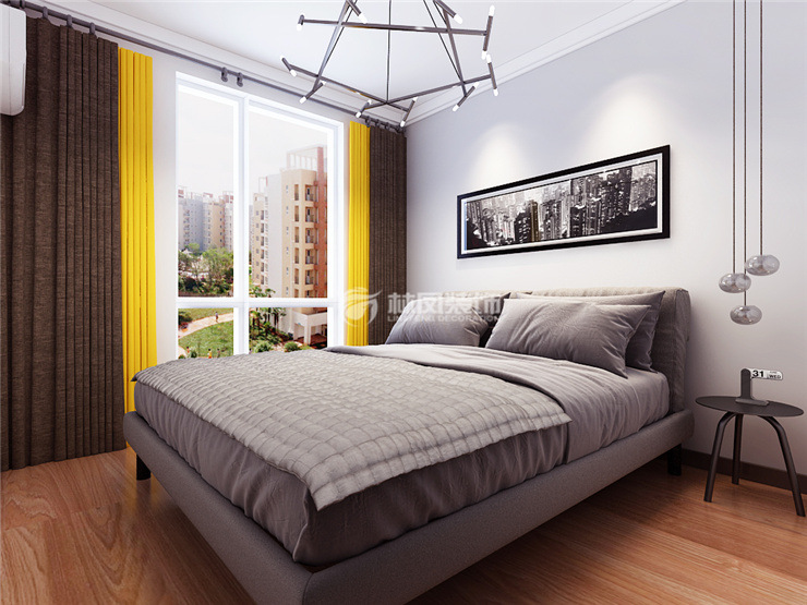 綠城全運(yùn)村-100平-現(xiàn)代風(fēng)格-主臥室.jpg