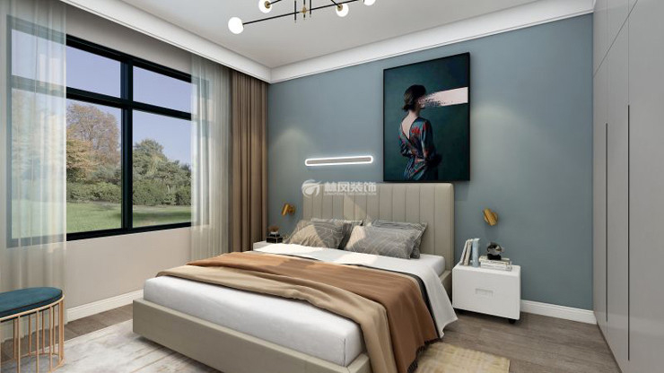 綠地海域香庭-119平-現(xiàn)代風格-主臥室圖.jpg
