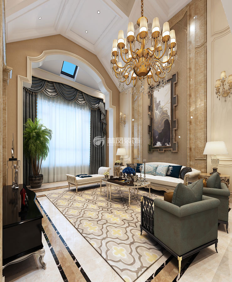 新東方-240㎡-簡(jiǎn)歐輕奢風(fēng)格-客廳2.jpg