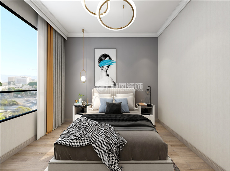 五礦世家金城-125平-現(xiàn)代輕奢風格-主臥.jpg