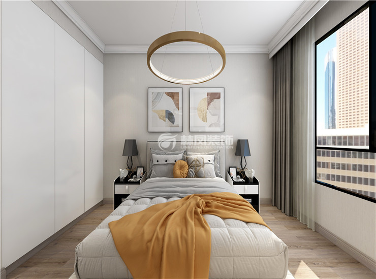 五礦世家金城-125平-現(xiàn)代輕奢風格-次臥.jpg