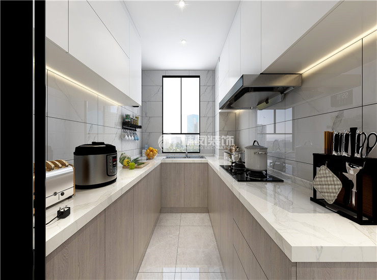 五礦世家金城-125平-現(xiàn)代輕奢風格-廚房.jpg