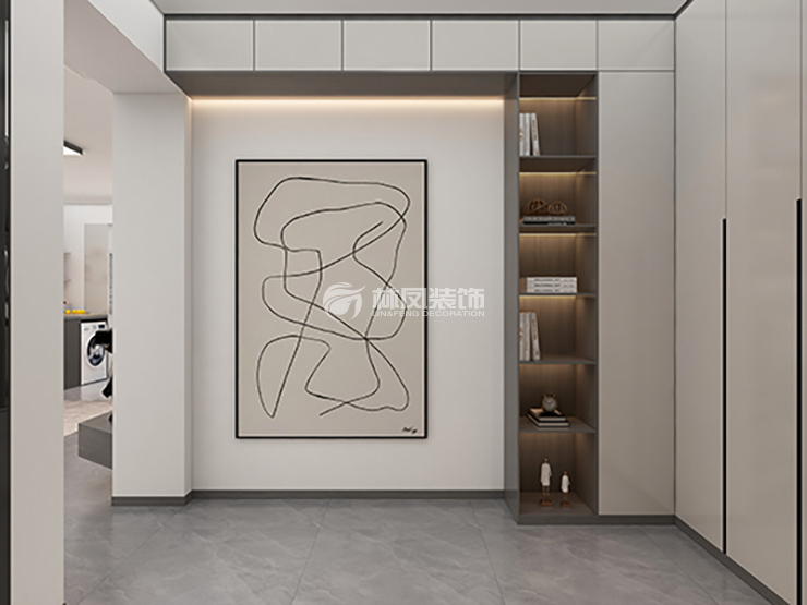 府北小區(qū)-130平-現代簡約- 玄關.jpg