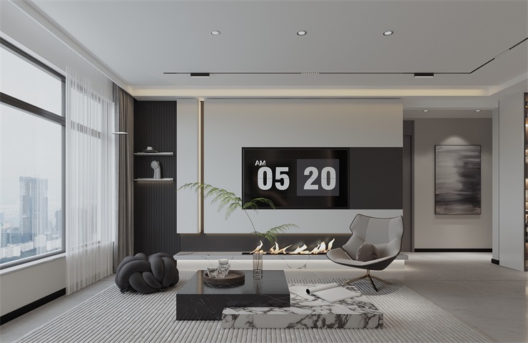 萬(wàn)科新都心-105平-現(xiàn)代風(fēng)格-電視背景.jpg